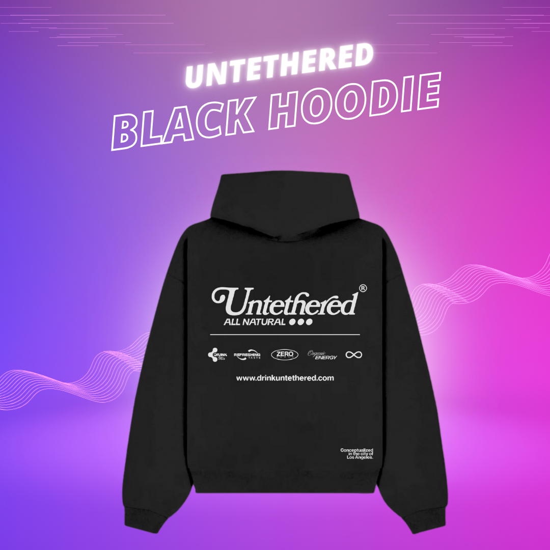 UNTETHERED Black Hoodie